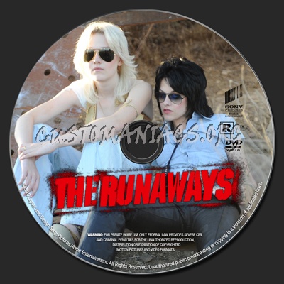 The Runaways dvd label