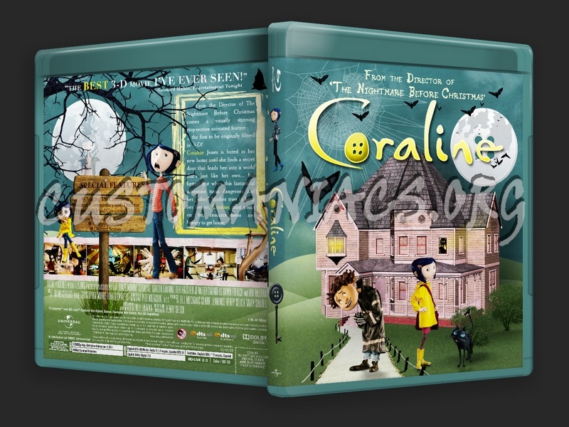 Coraline blu-ray cover