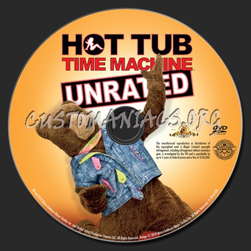 Hot Tub Time Machine dvd label