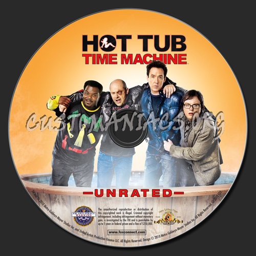 Hot Tub Time Machine dvd label