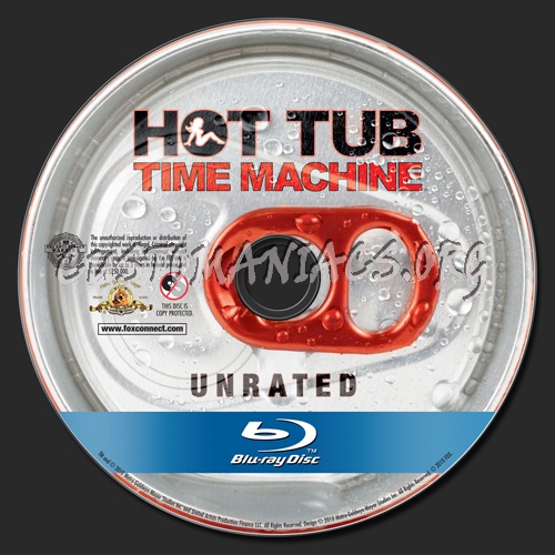 Hot Tub Time Machine blu-ray label