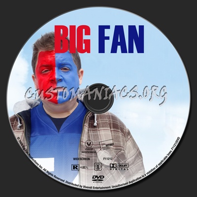 Big Fan dvd label