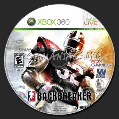 Backbreaker dvd label