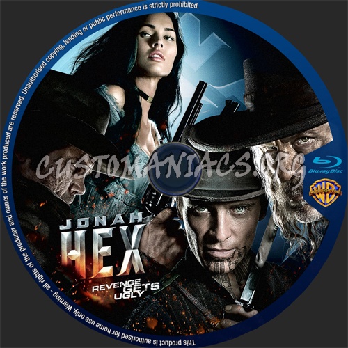 Jonah Hex blu-ray label