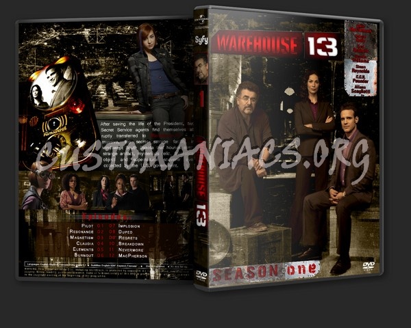 Warehouse 13  Season 1 dvd cover