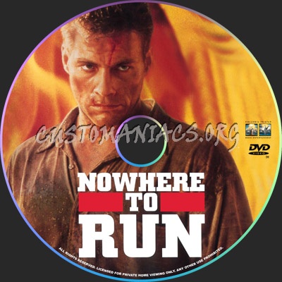 Nowhere to Run dvd label