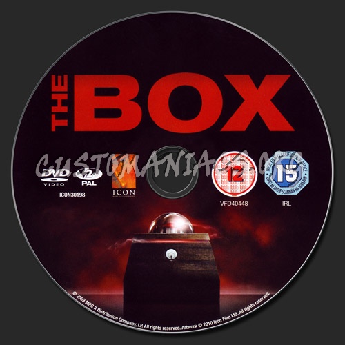 The Box dvd label