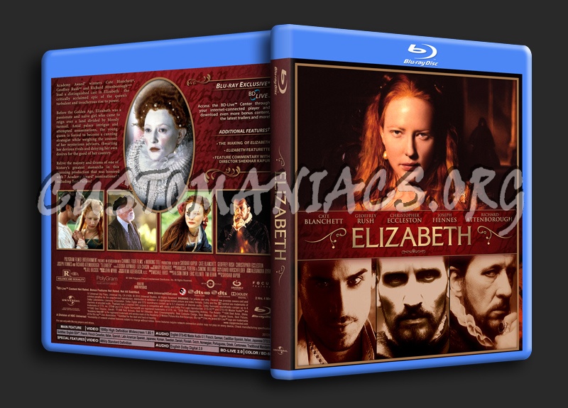 Elizabeth blu-ray cover