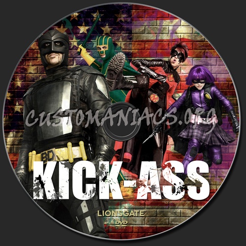 Kick-Ass dvd label