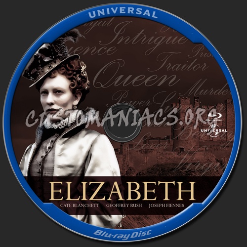 Elizabeth blu-ray label