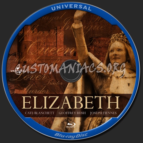 Elizabeth blu-ray label