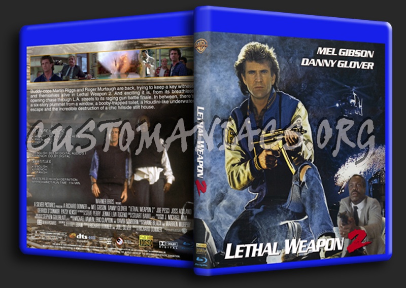 Lethal Weapon 2 blu-ray cover