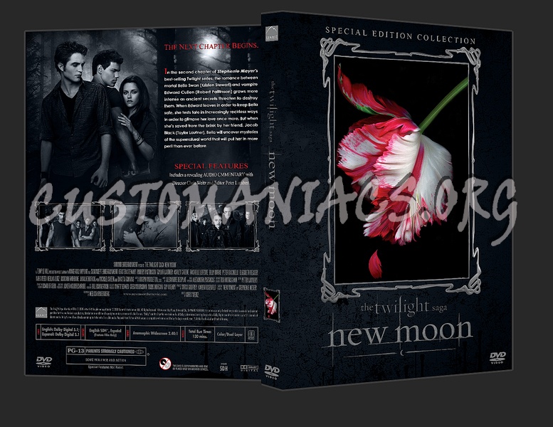 The Twilight Saga: New Moon dvd cover