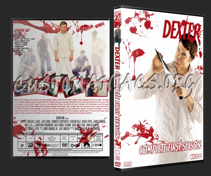 Dexter Season 1 dvd cover