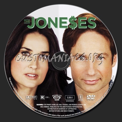 The Joneses dvd label