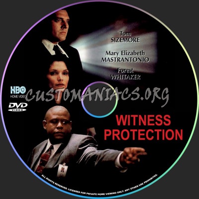 Witness Protection dvd label