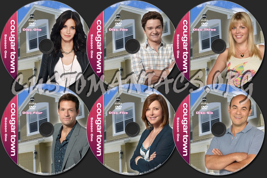 Cougar Town - TV Collection dvd label