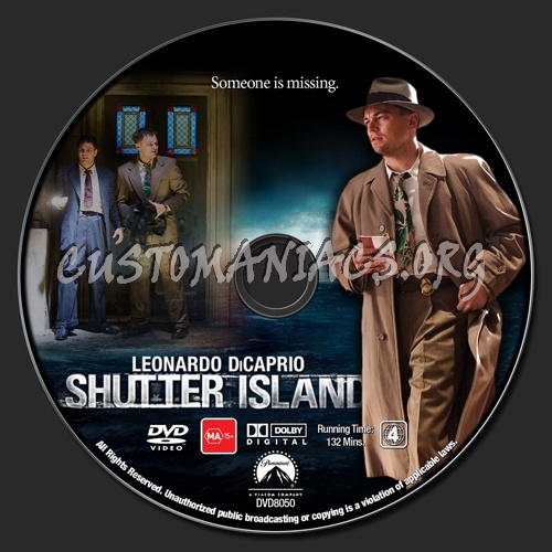 Shutter Island dvd label