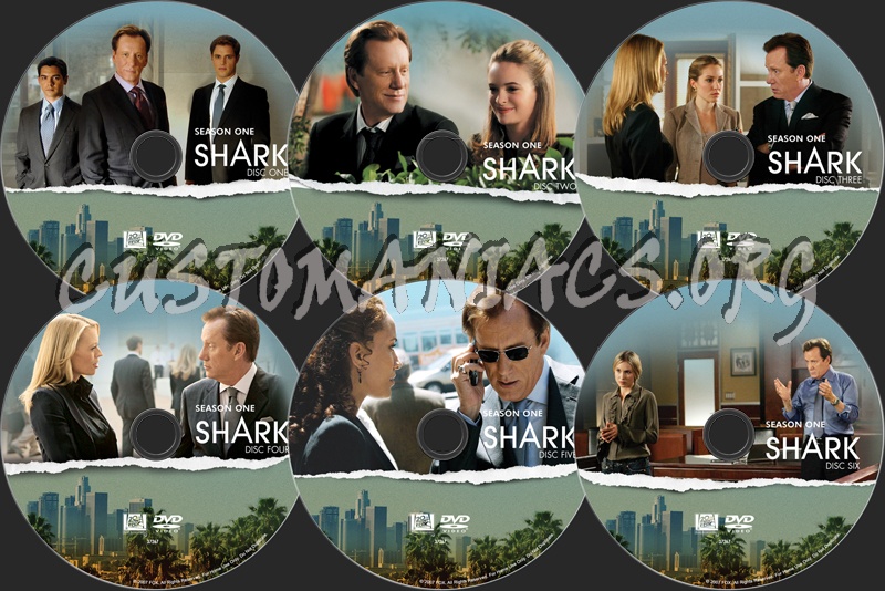 Shark Season 1 dvd label