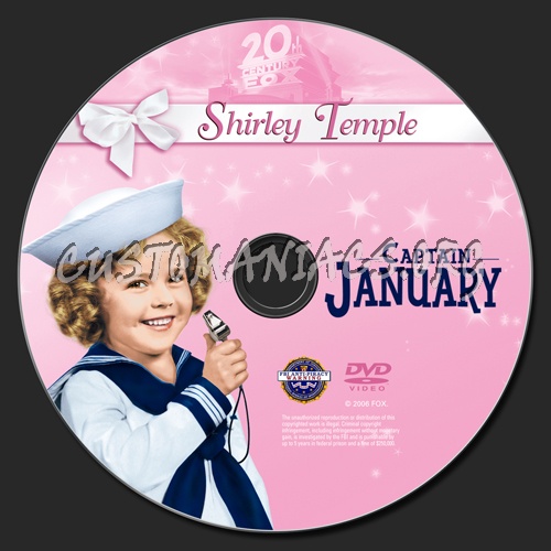 Captain January dvd label