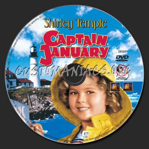 Captain January dvd label