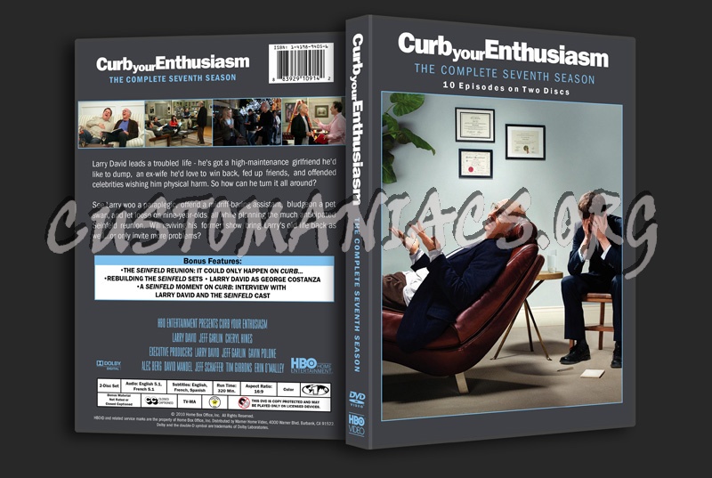 Curb your Enthusiasm Seventh Season dvd cover