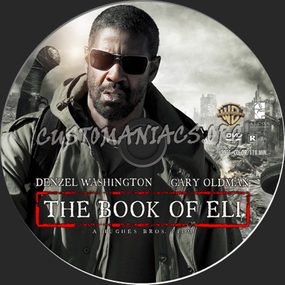 Book of Eli dvd label