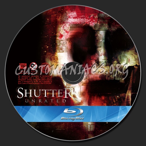 Shutter blu-ray label