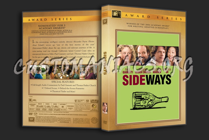 Sideways dvd cover