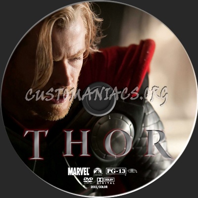 Thor dvd label