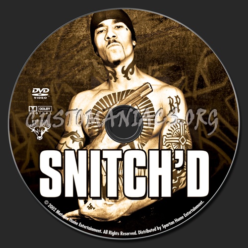 Snitch'd dvd label