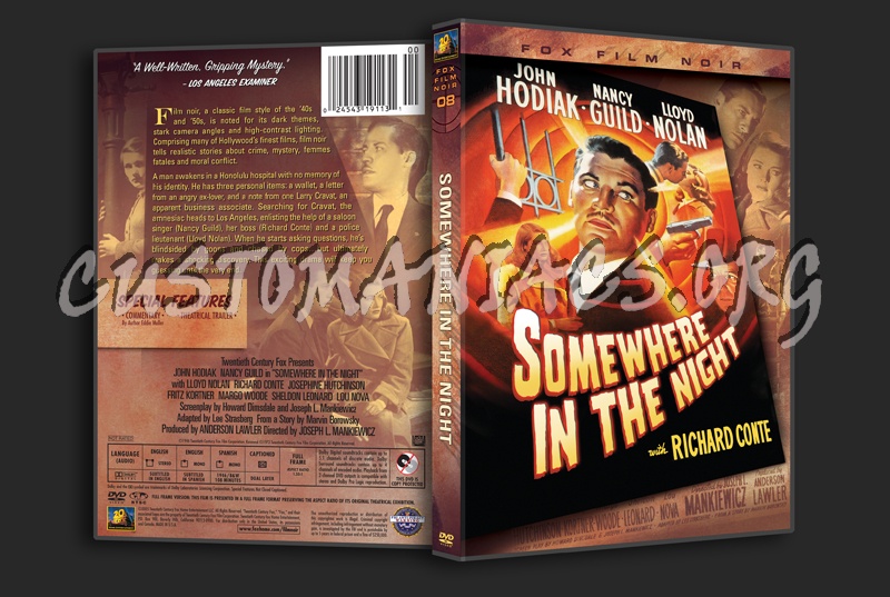 Somewhere in the Night dvd cover