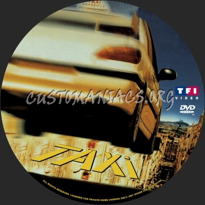 Taxi dvd label