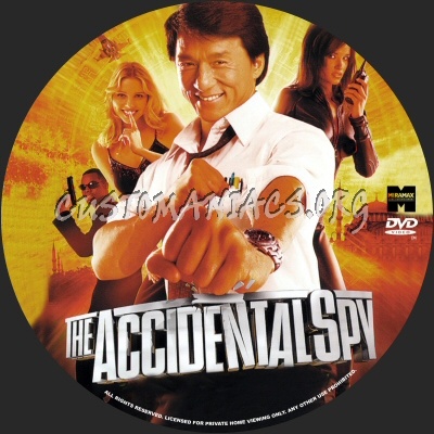 The Accidental Spy dvd label
