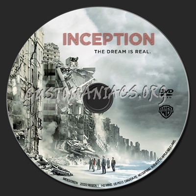 Inception dvd label