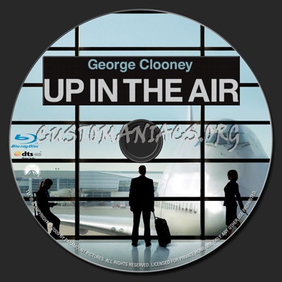 Up In The Air blu-ray label