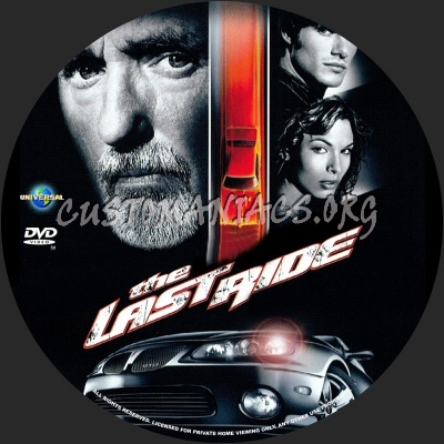 The Last Ride dvd label