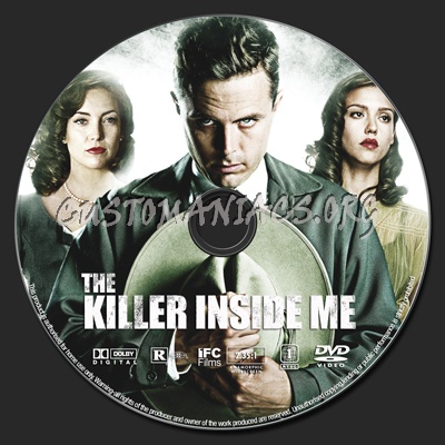 The Killer Inside Me dvd label