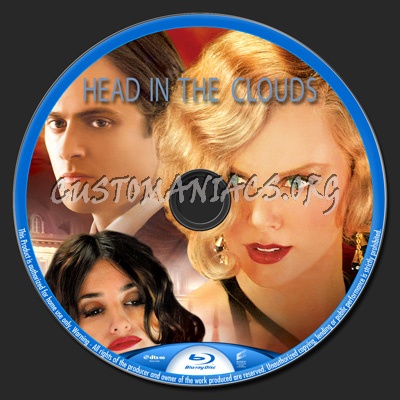 Head In The Clouds blu-ray label