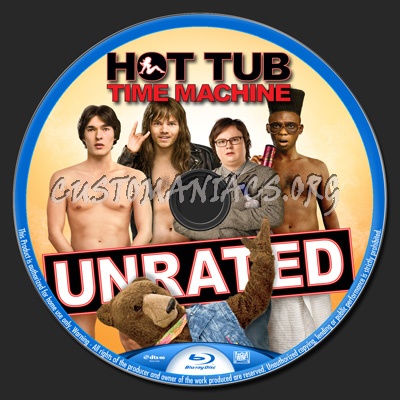 Hot Tub Time Machine blu-ray label