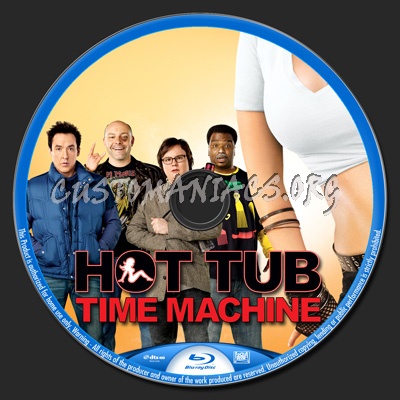 Hot Tub Time Machine blu-ray label