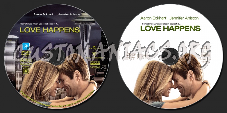 Love Happens dvd label