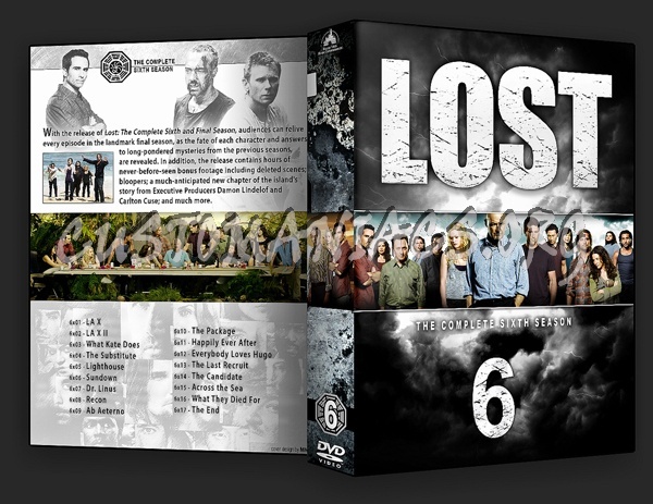 Lost Season 1-6 dvd cover