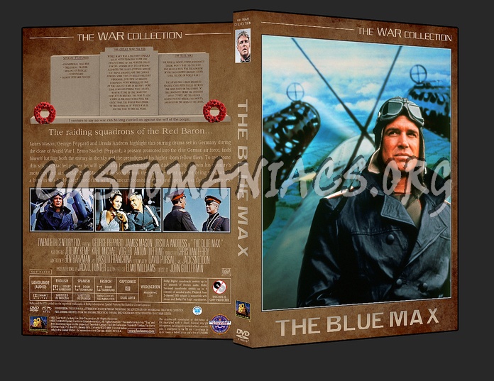 War Collection The Blue Max dvd cover