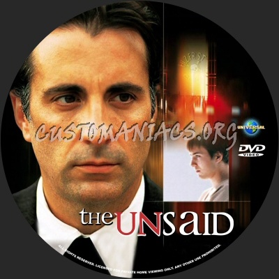 The Unsaid dvd label