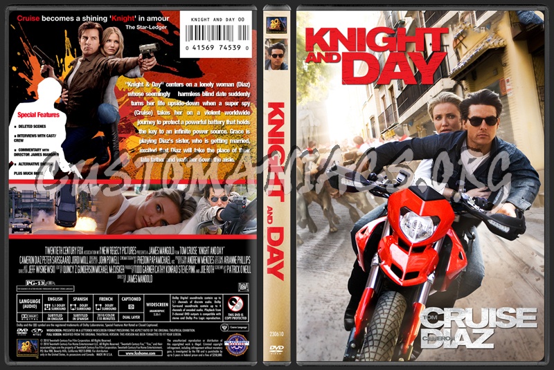 Knight and Day dvd cover