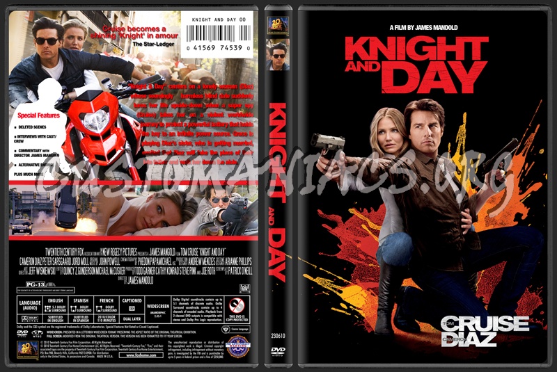 Knight and Day dvd cover