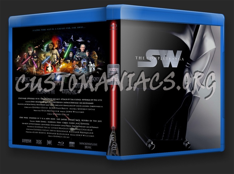 Star Wars Saga blu-ray cover