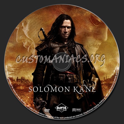 Solomon Kane dvd label