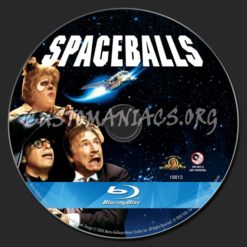 Spaceballs blu-ray label